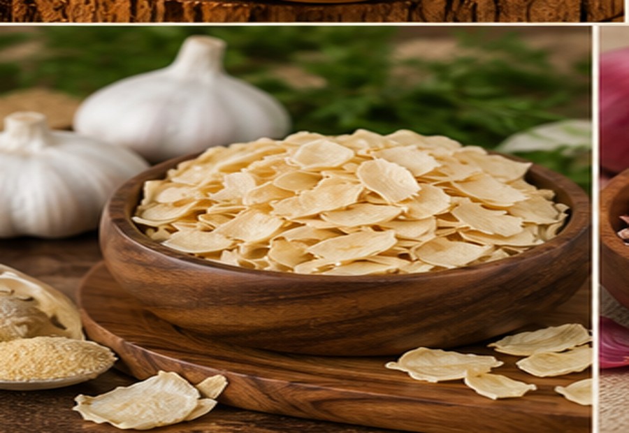 Garlic flakes