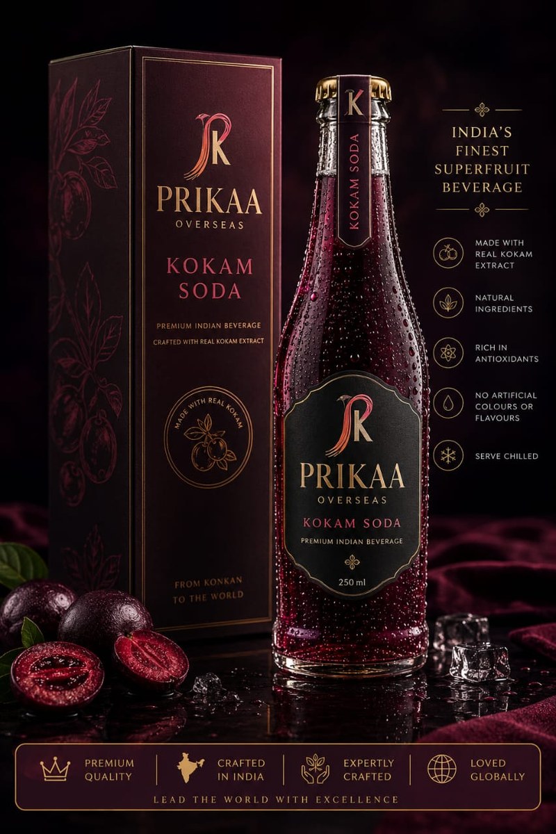 PRIKAA Kokam Soda packaging